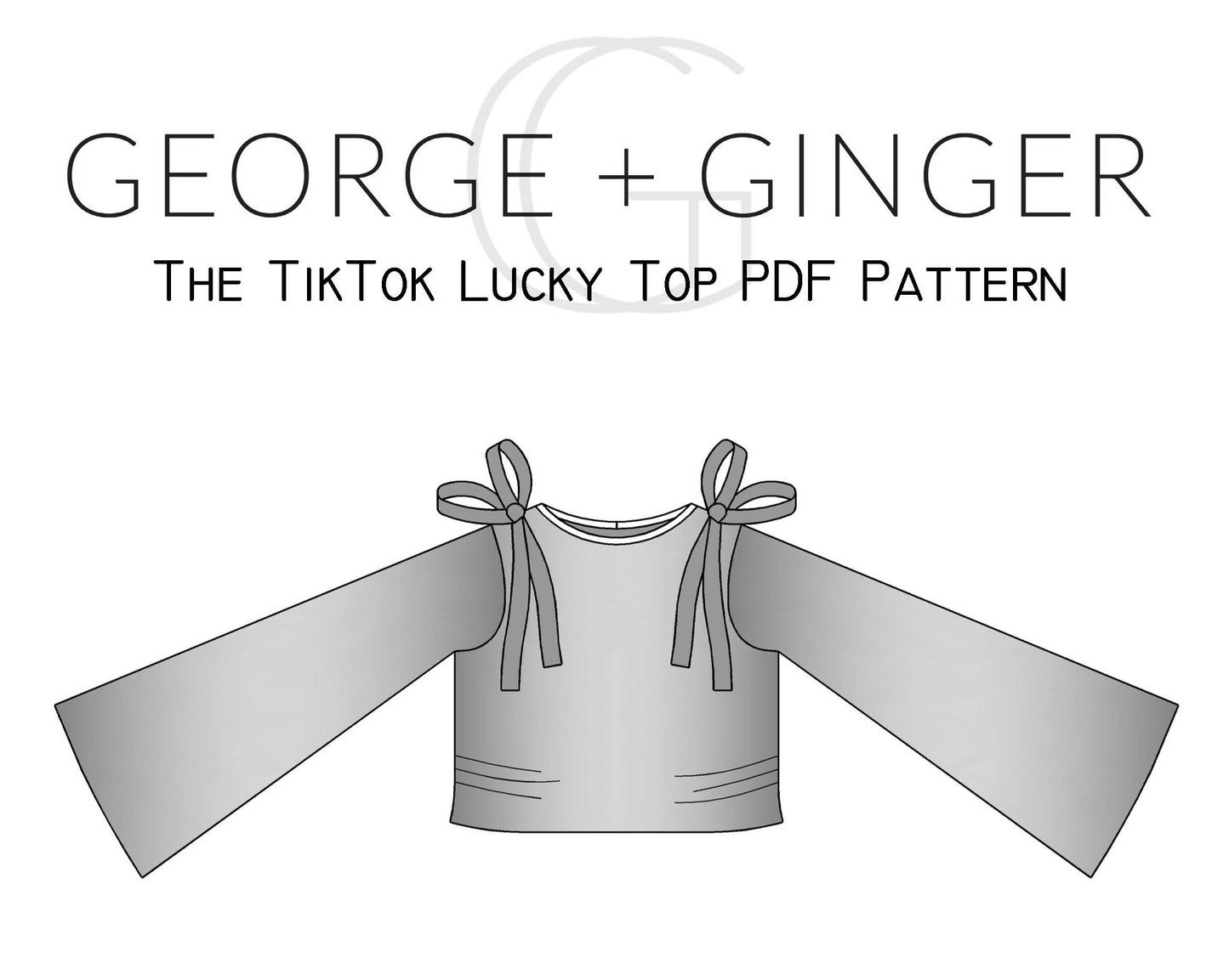 The TikTok Lucky Top PDF Sewing Pattern
