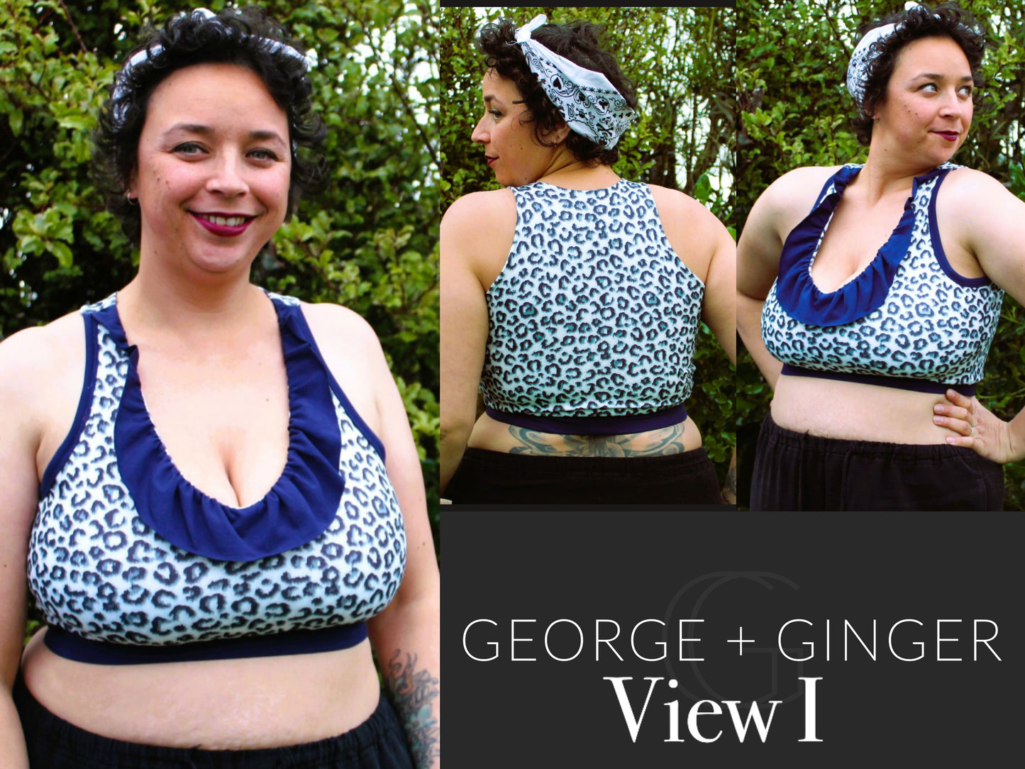 The Change It Up Bra (Front Edition) PDF Sewing Pattern