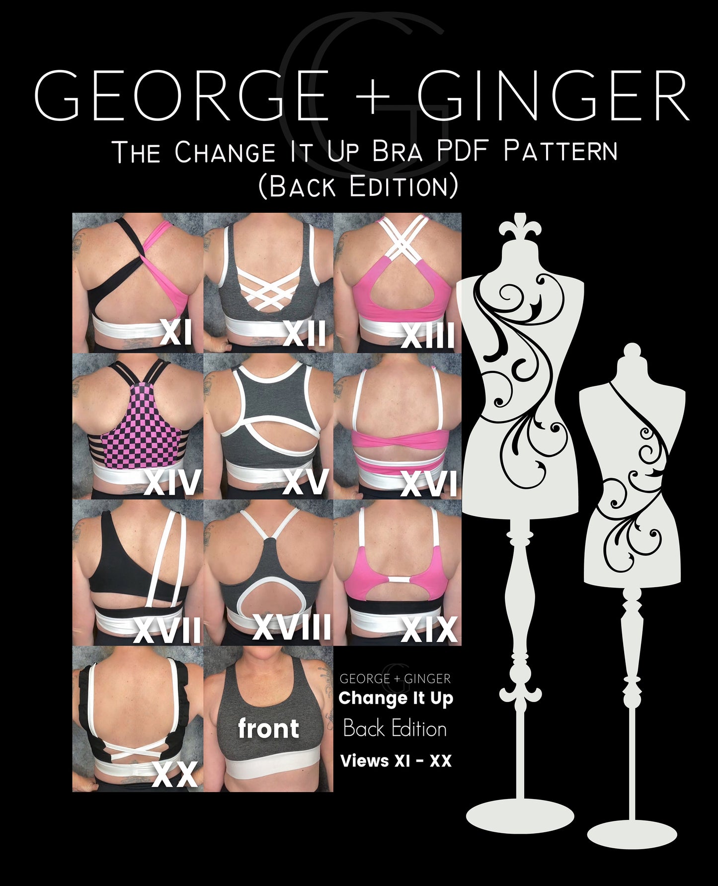 The Change It Up Bra Bundle PDF Sewing Pattern