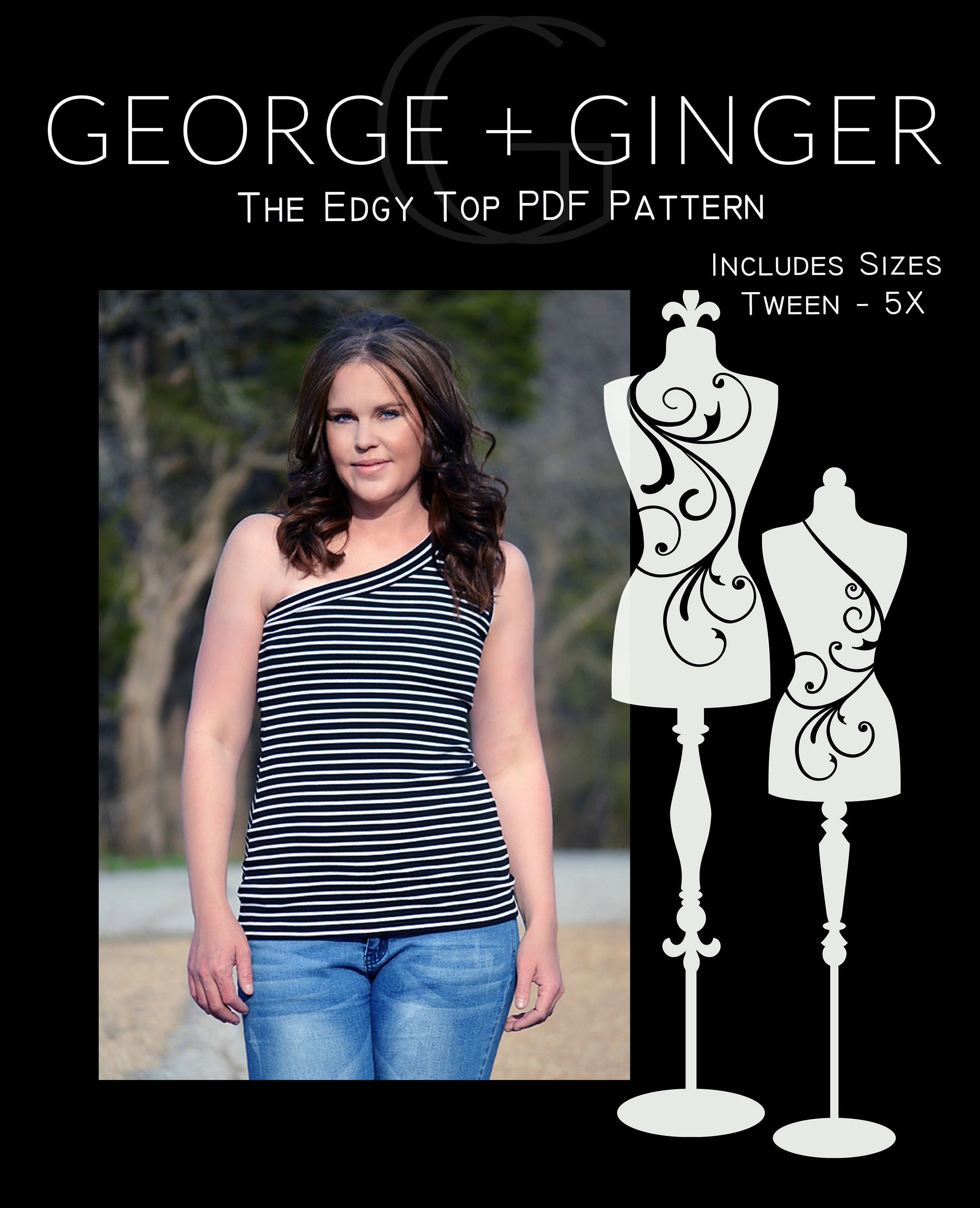 The Vista Top PDF Sewing Pattern – George And Ginger Patterns