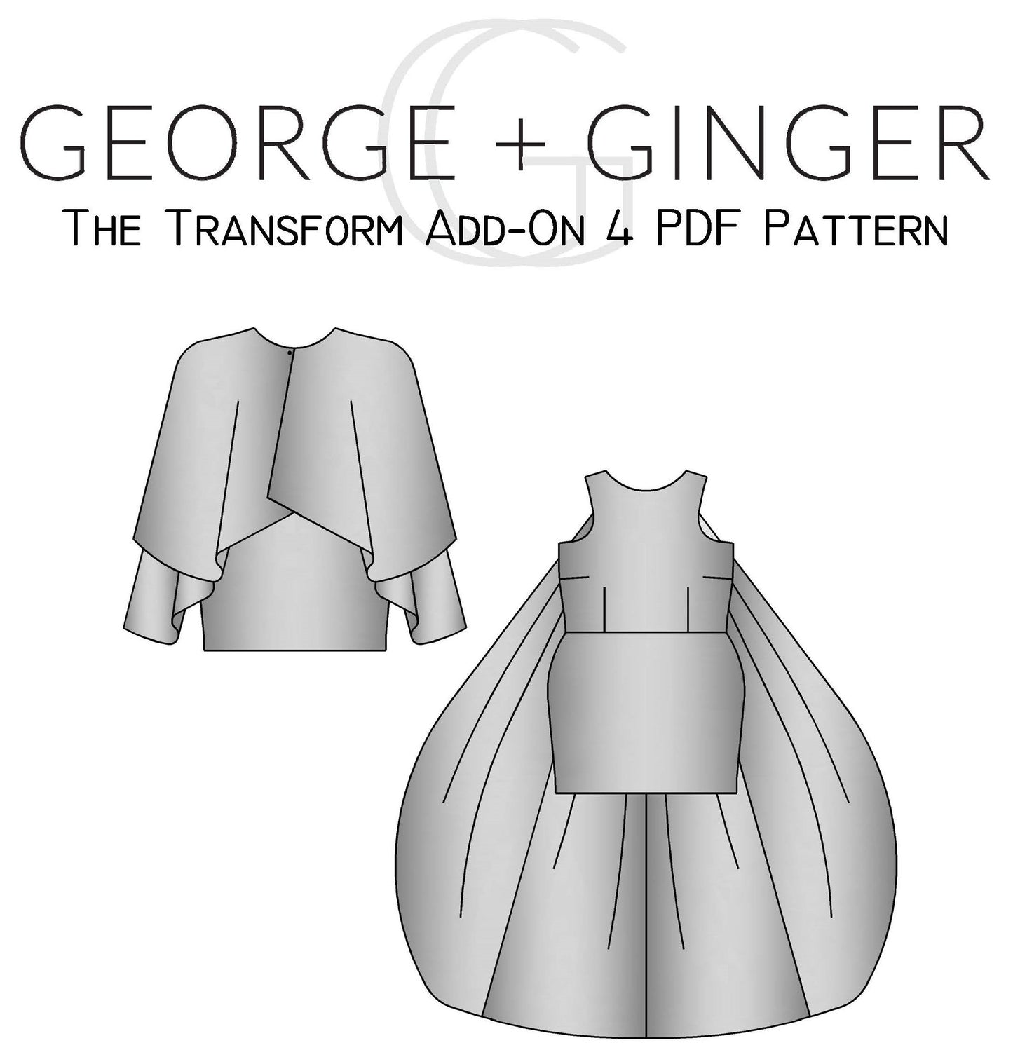The Transform Add-On 4 PDF Sewing Pattern