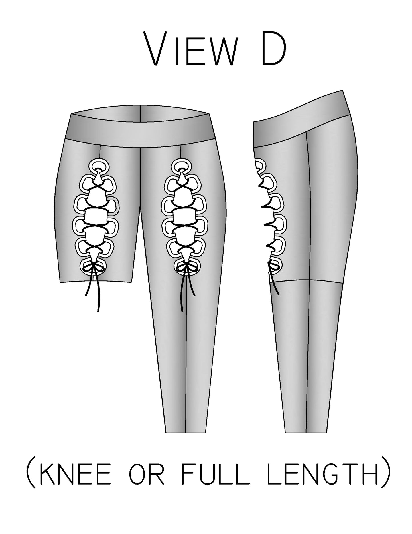 The Roxie Stockings Cutout Bundle PDF Sewing Pattern