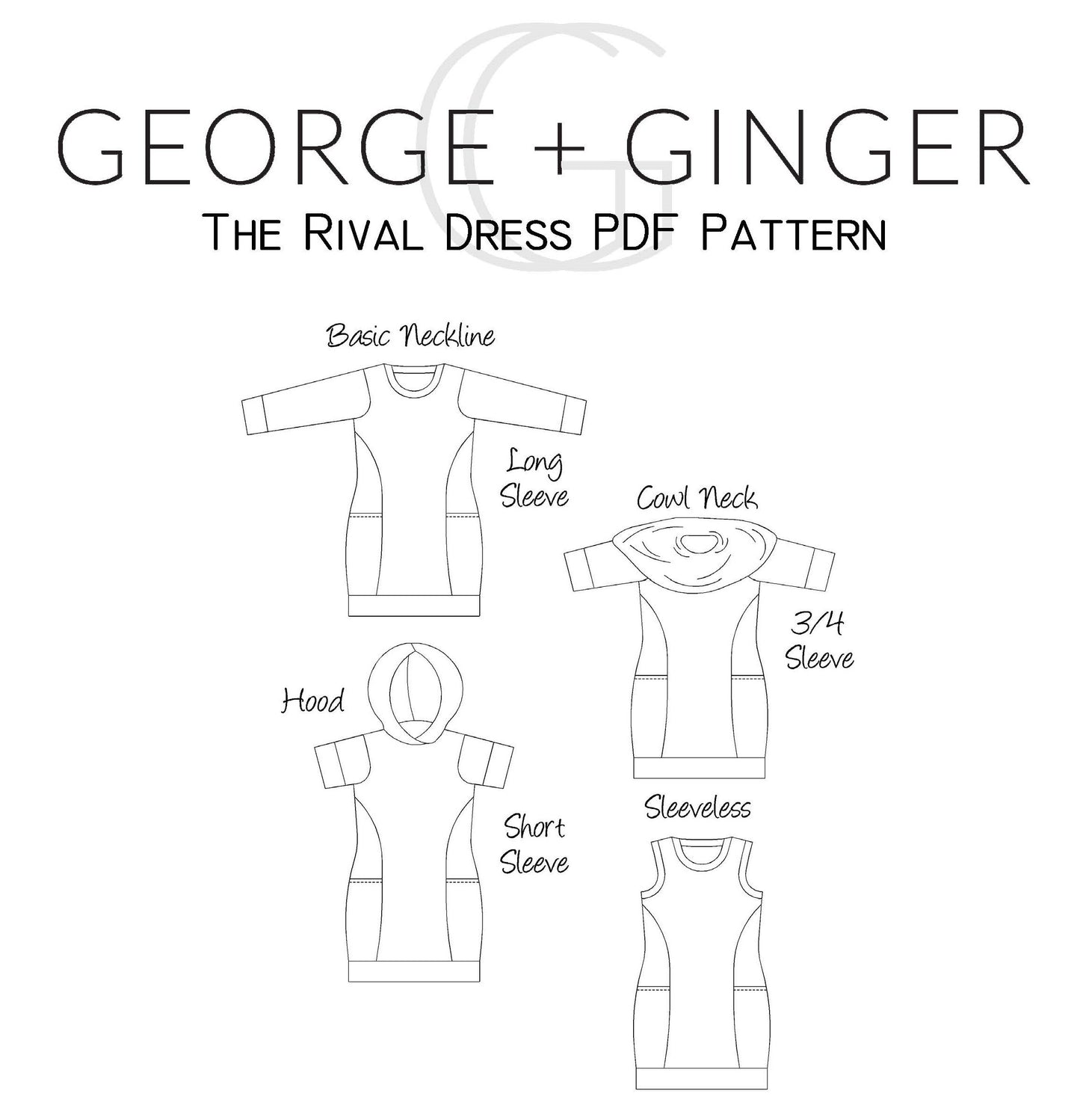 The Rival Dress PDF Sewing Pattern