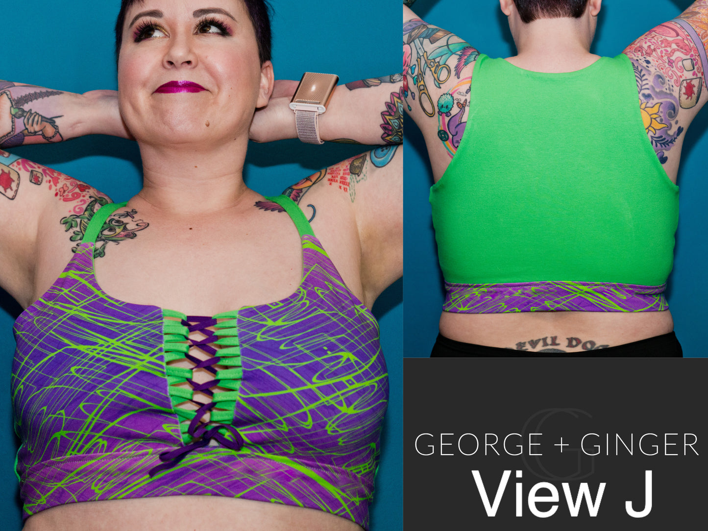 The Switch It Up Bra (Front Edition) PDF Sewing Pattern