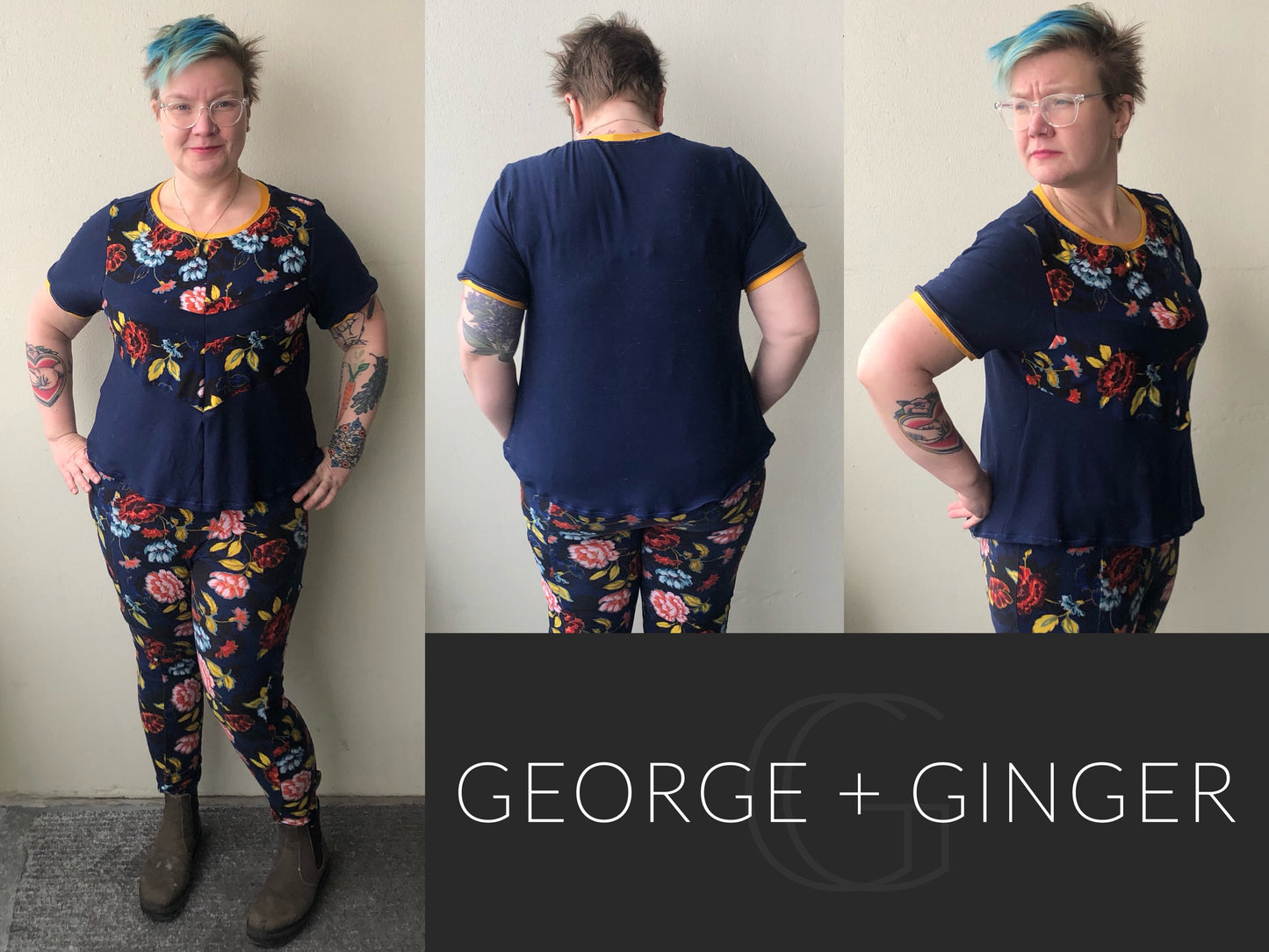 The Throwback Tee PDF Sewing Pattern