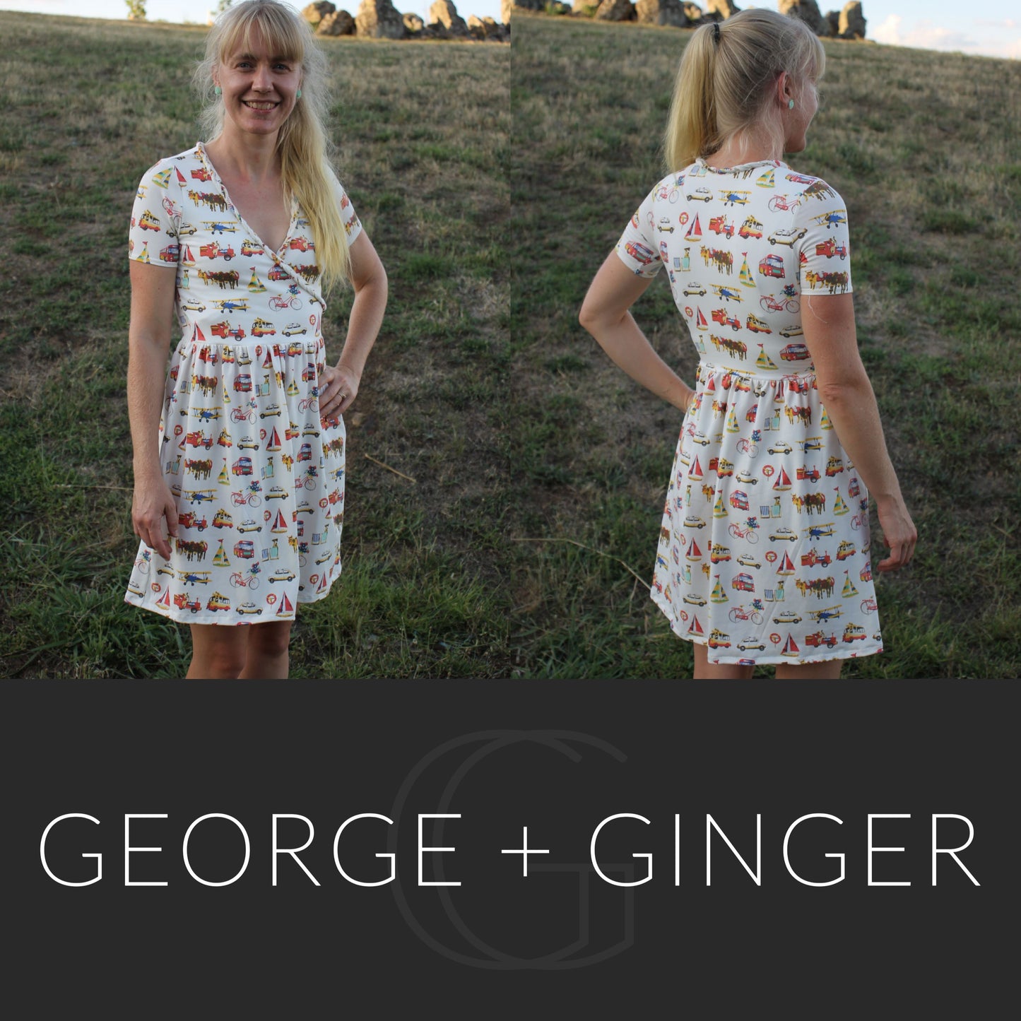 The Plait Dress PDF Sewing Pattern