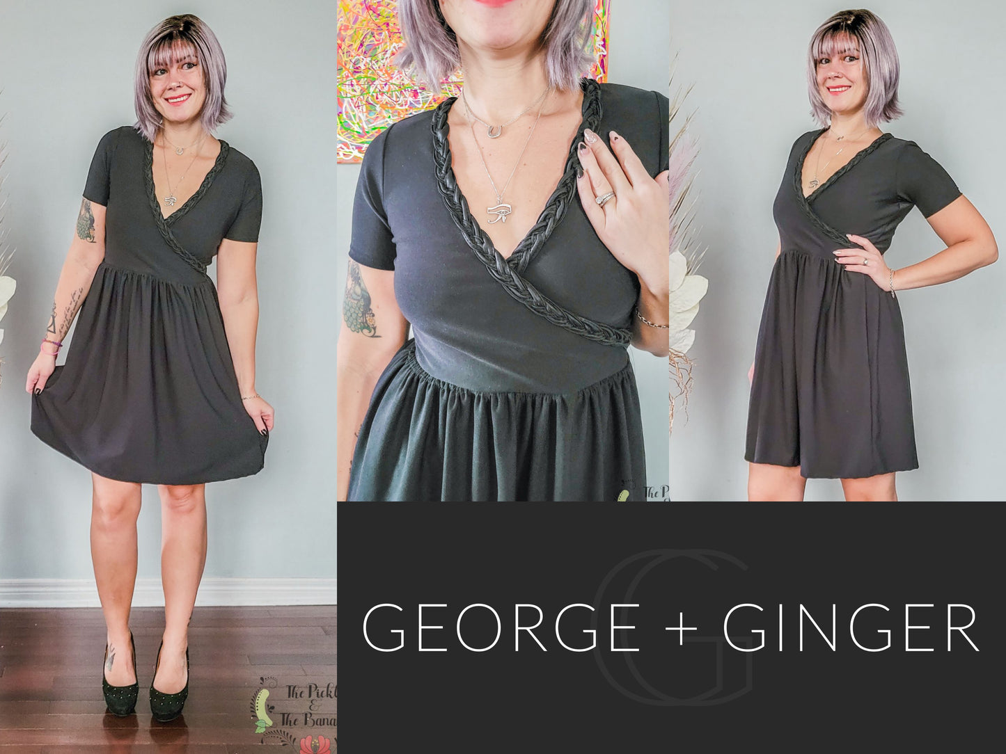 The Plait Dress PDF Sewing Pattern