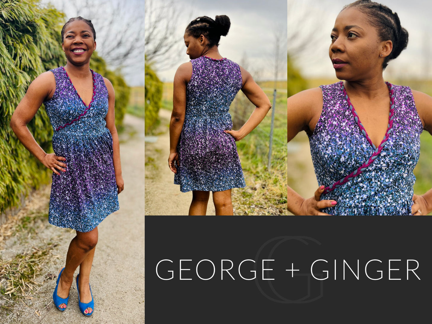 The Plait Dress PDF Sewing Pattern