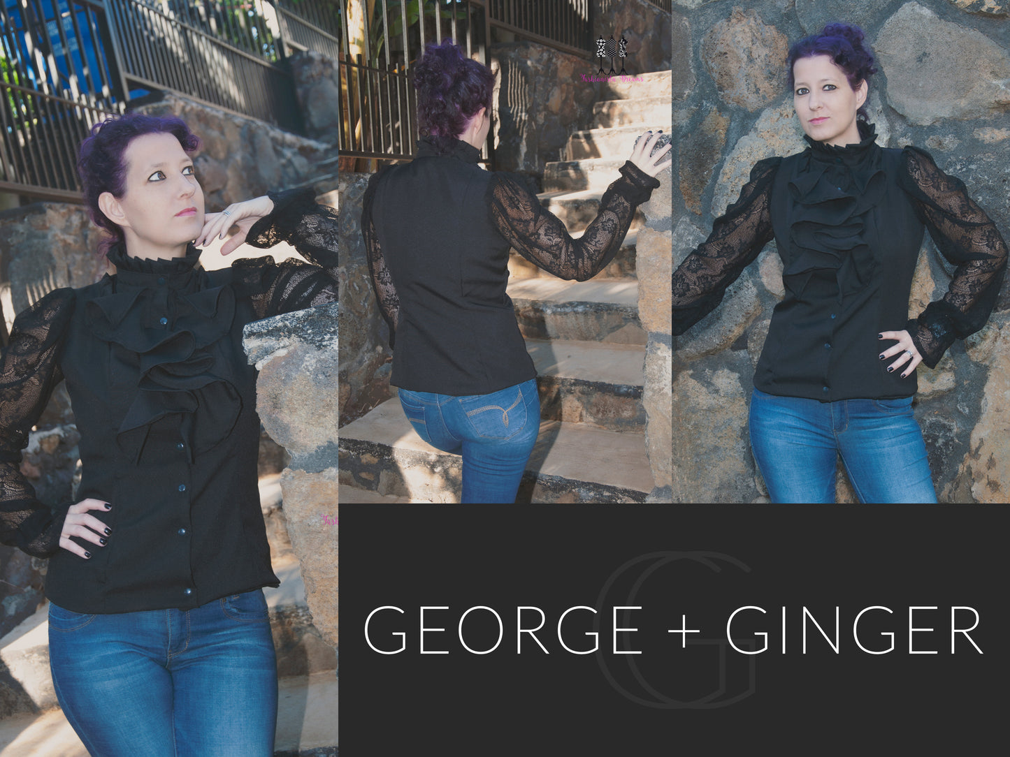 The Boudoir Blouse PDF Sewing Pattern
