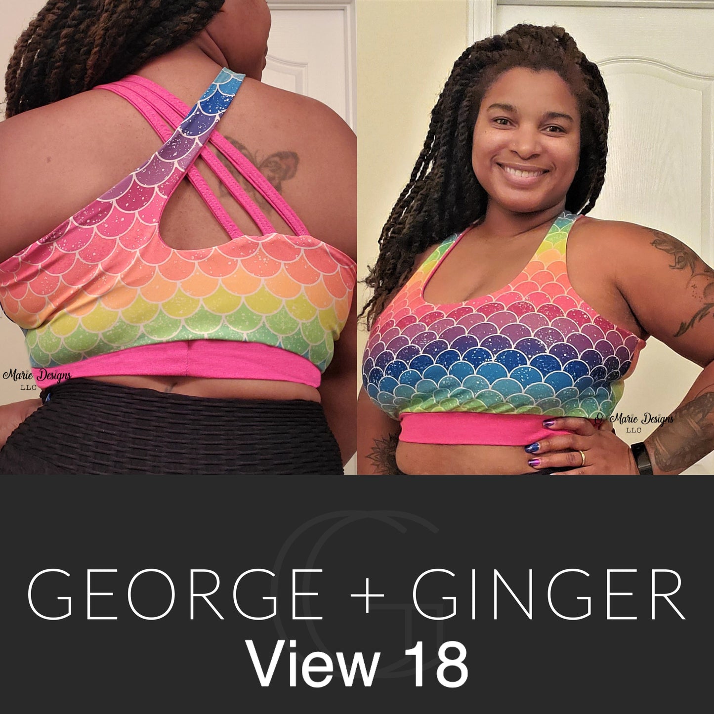 The Sum It Up Bra (Back Edition) PDF Sewing Pattern