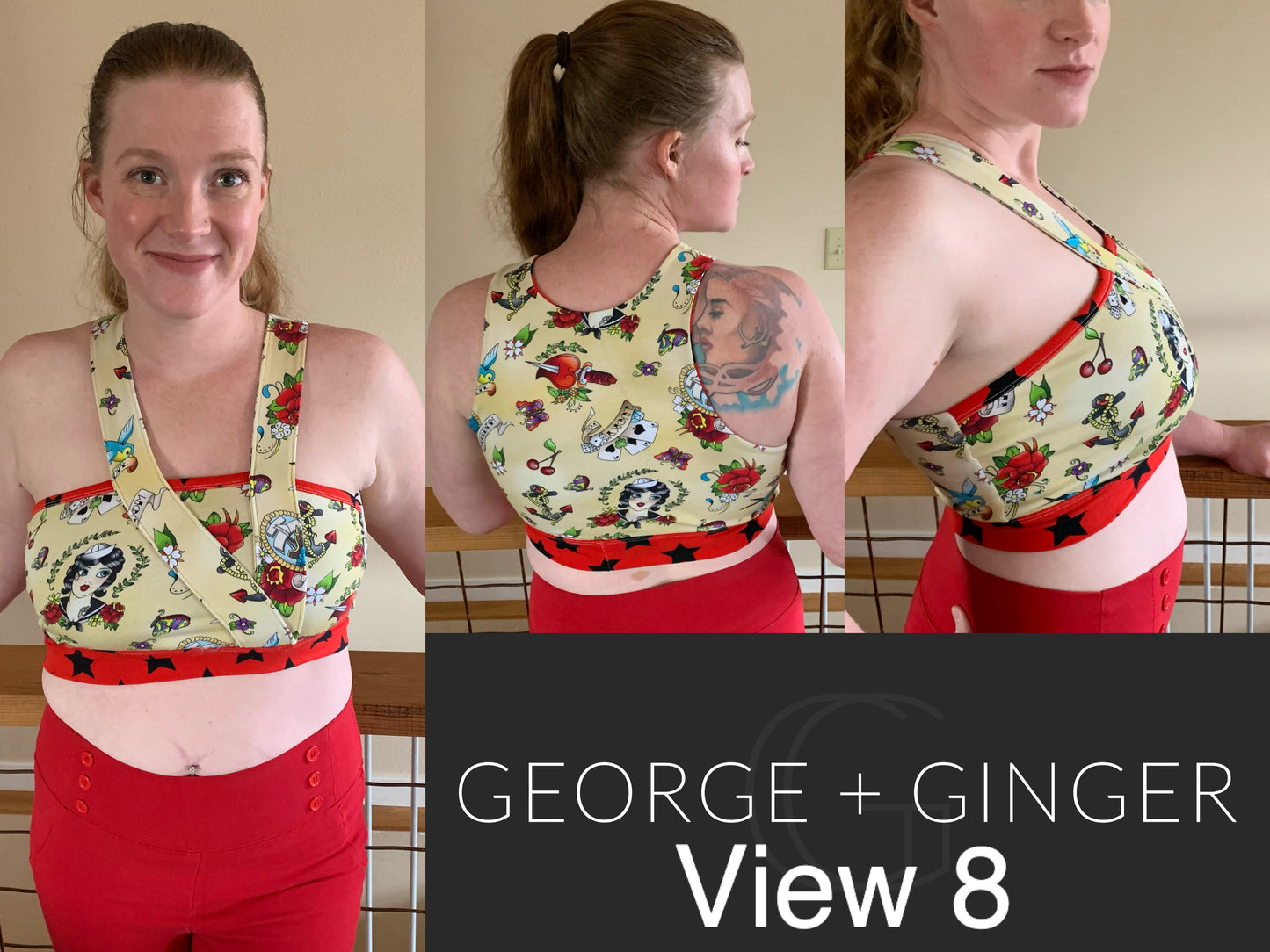 The Sum It Up Bra (Front Edition) PDF Sewing Pattern