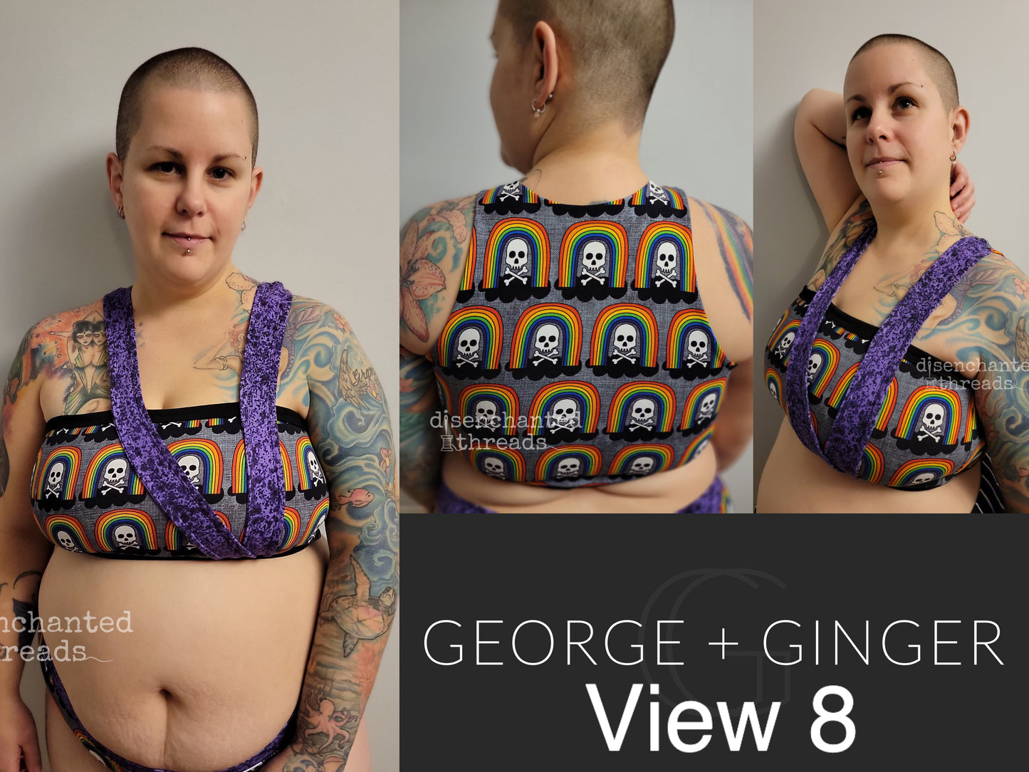 The Sum It Up Bra (Front Edition) PDF Sewing Pattern