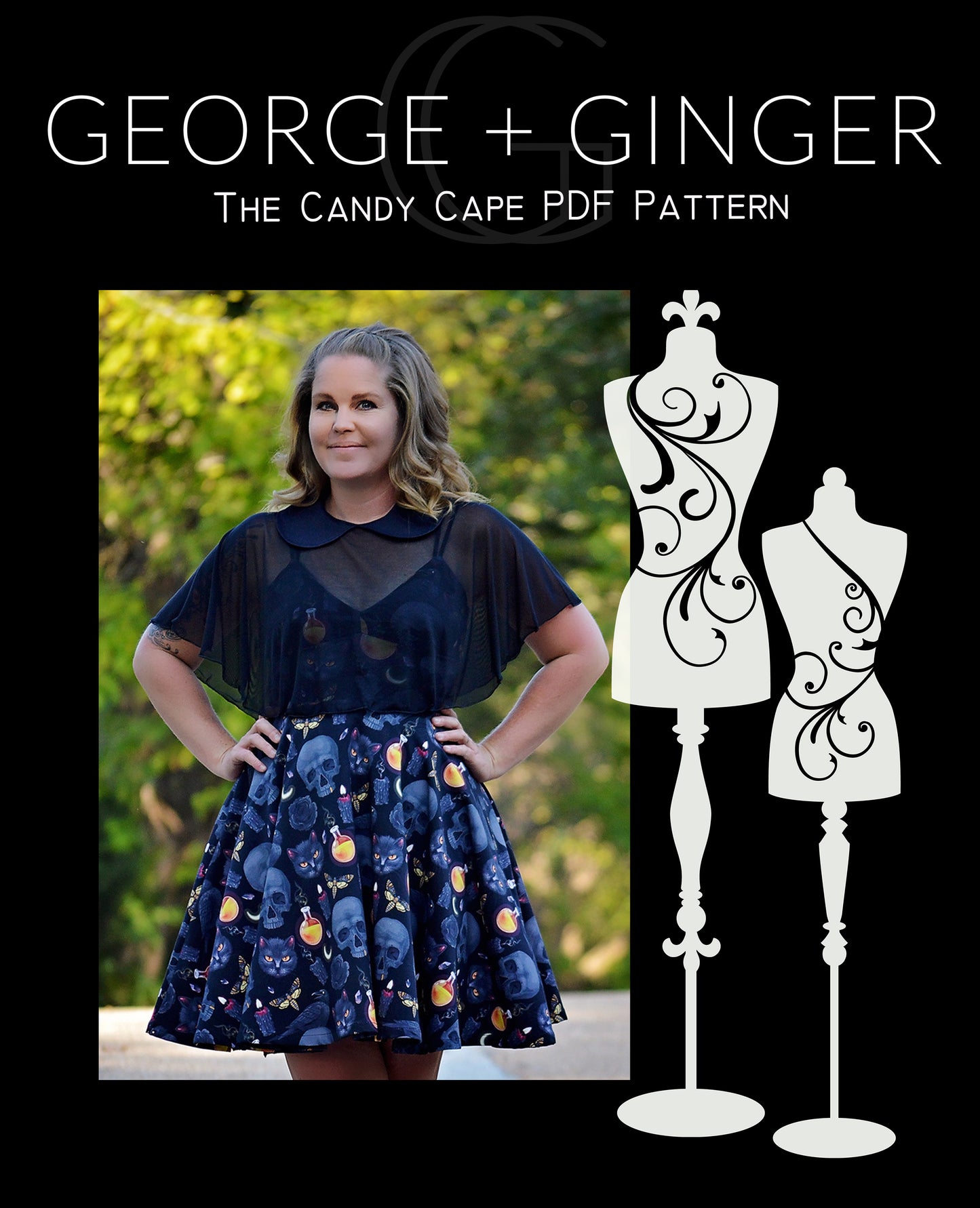 FREE Candy Cape PDF Sewing Pattern