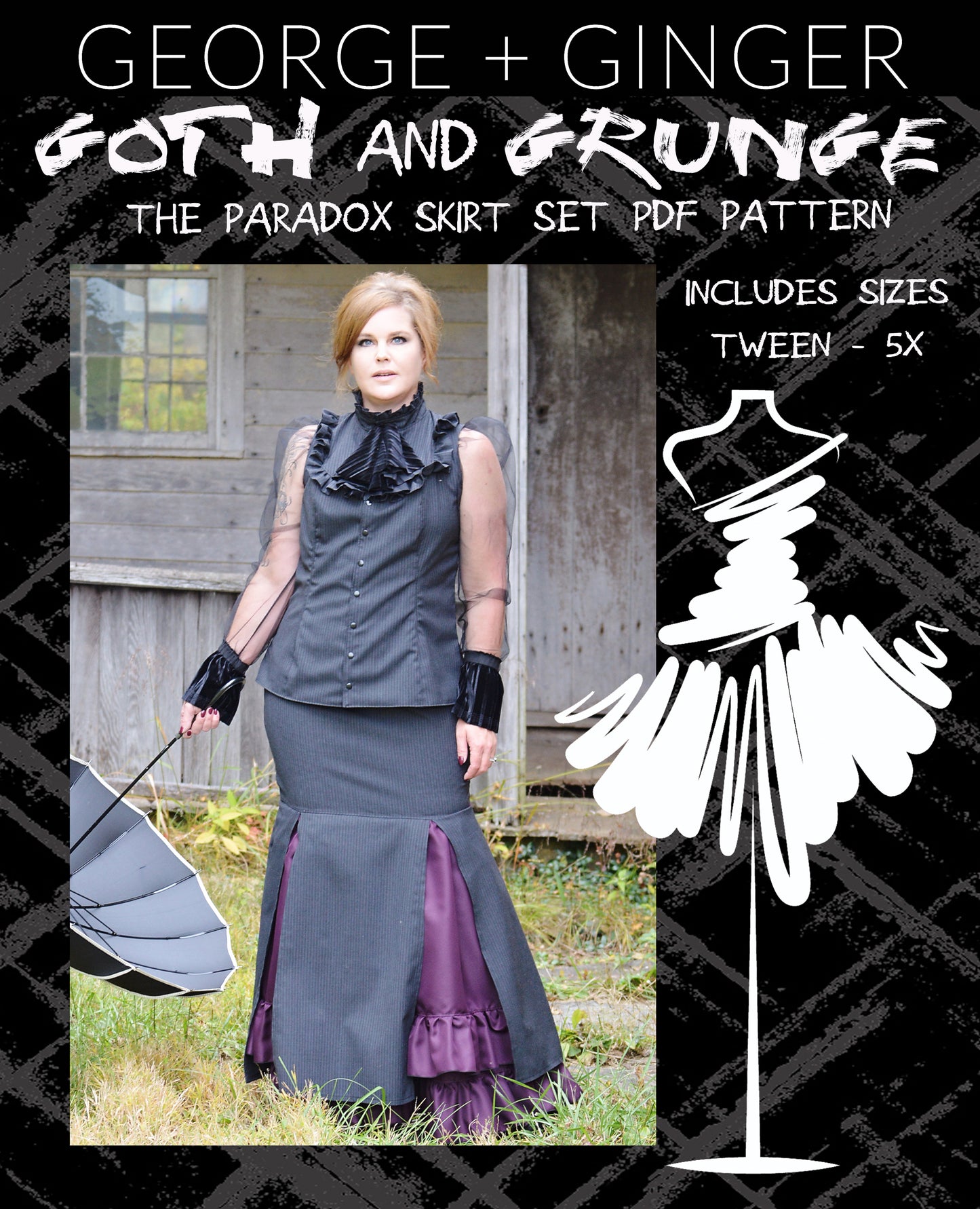 Ultra Goth Mini Set PDF Sewing Pattern