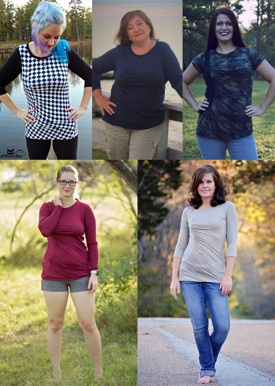 The Sassy Side Top and Dress PDF Sewing Pattern