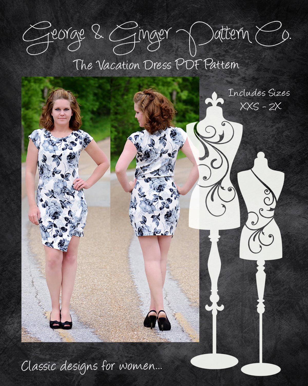 The Vacation Dress PDF Sewing Pattern – George And Ginger Patterns