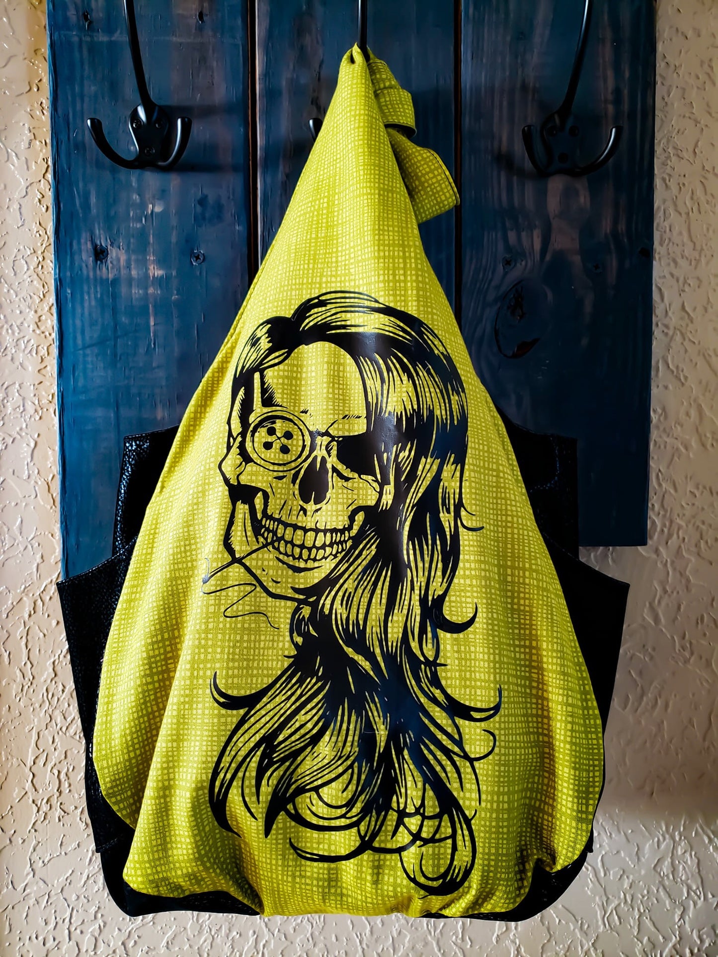 Sewing Skull (Hairstyle #4) Digital Cut File