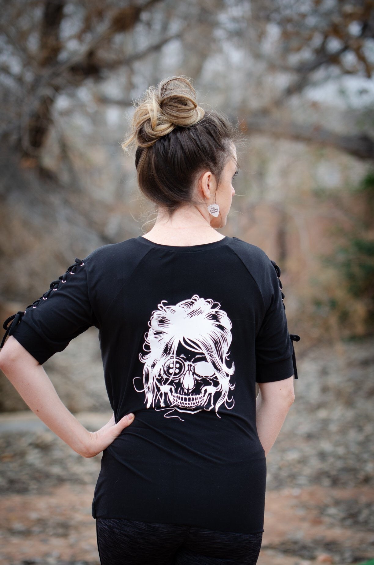 Sewing Skull (Hairstyle #3) Digital Cut File