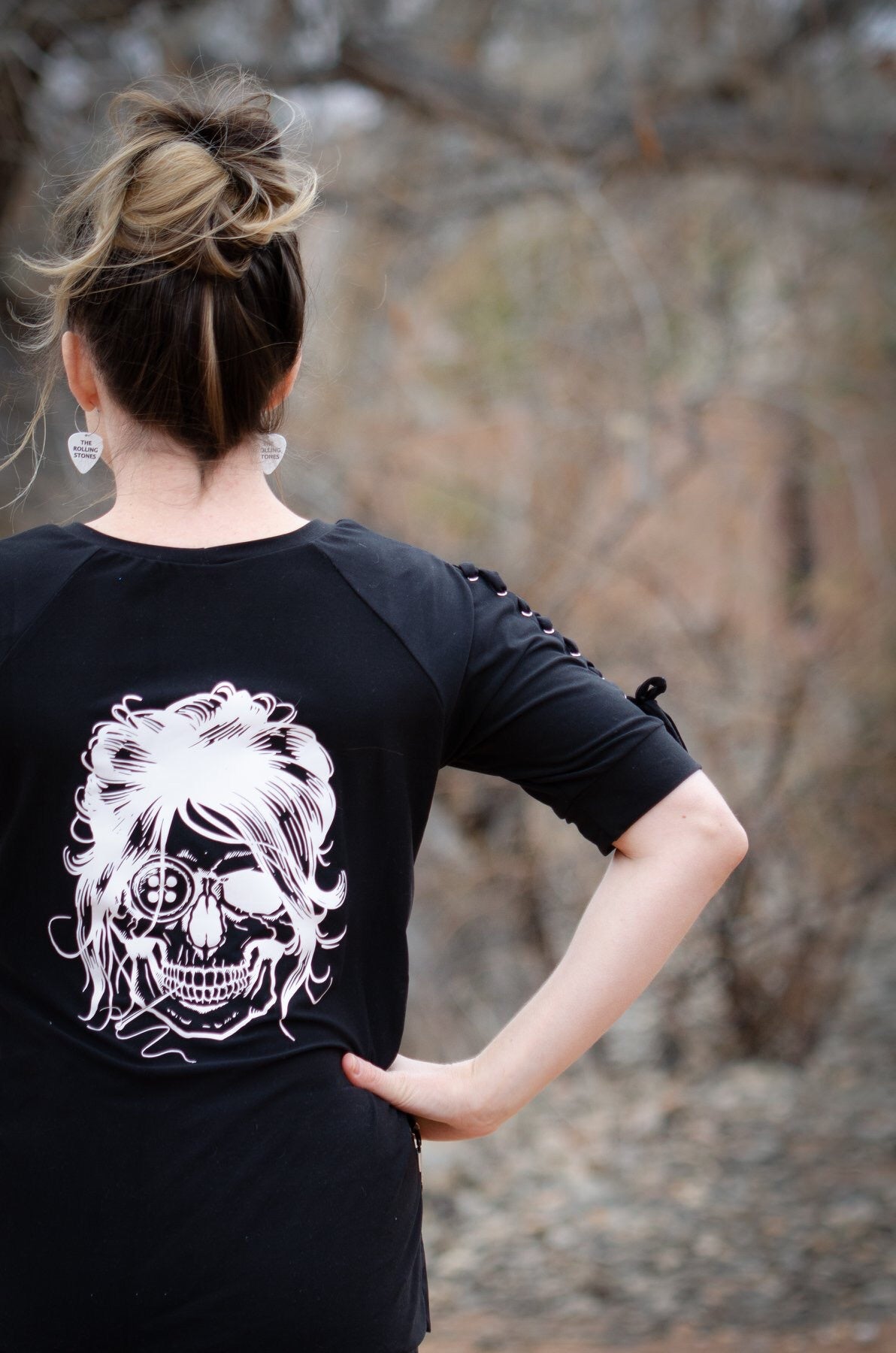 Sewing Skull (Hairstyle #3) Digital Cut File