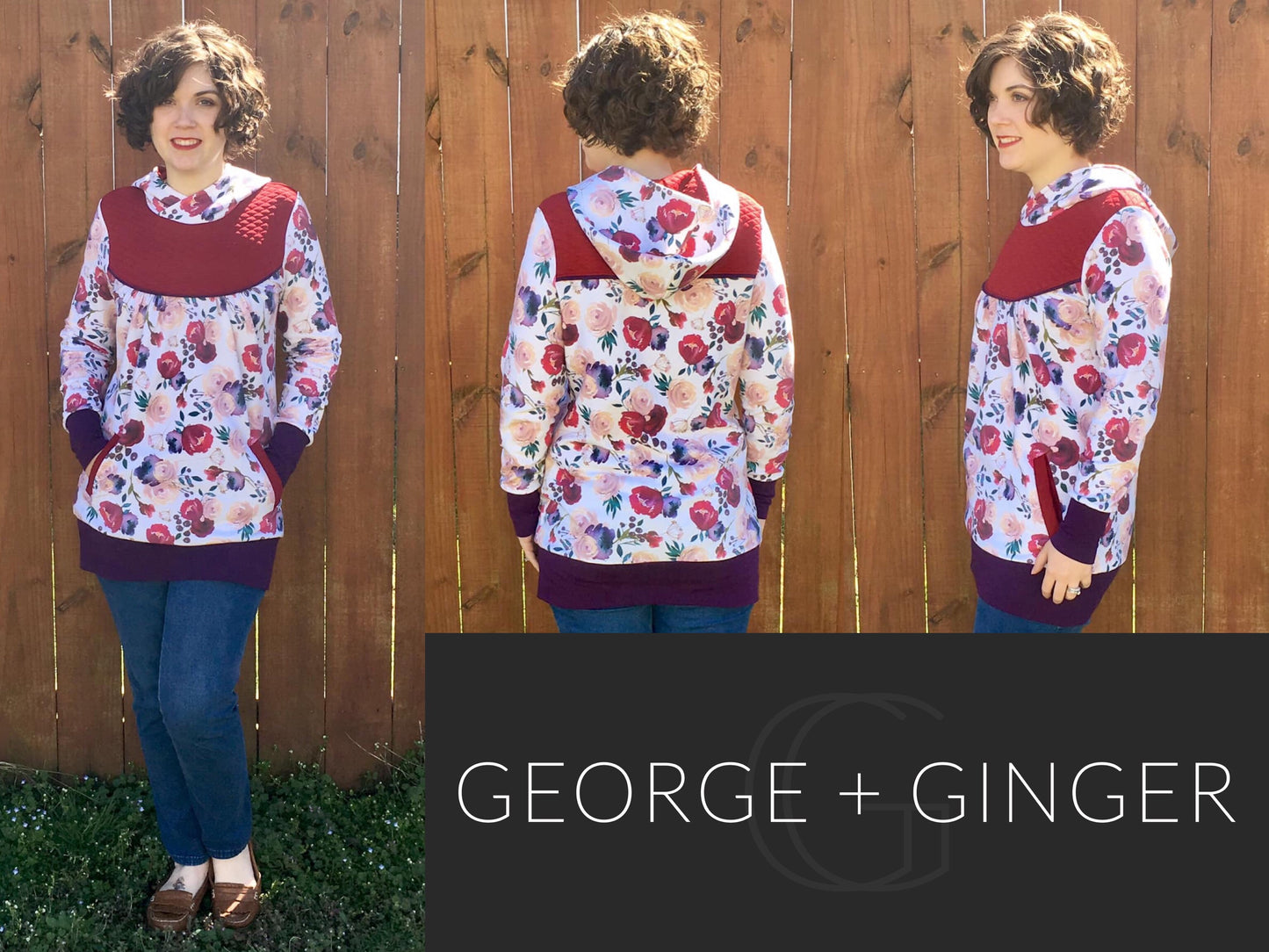 The Monna Hoodie PDF Sewing Pattern