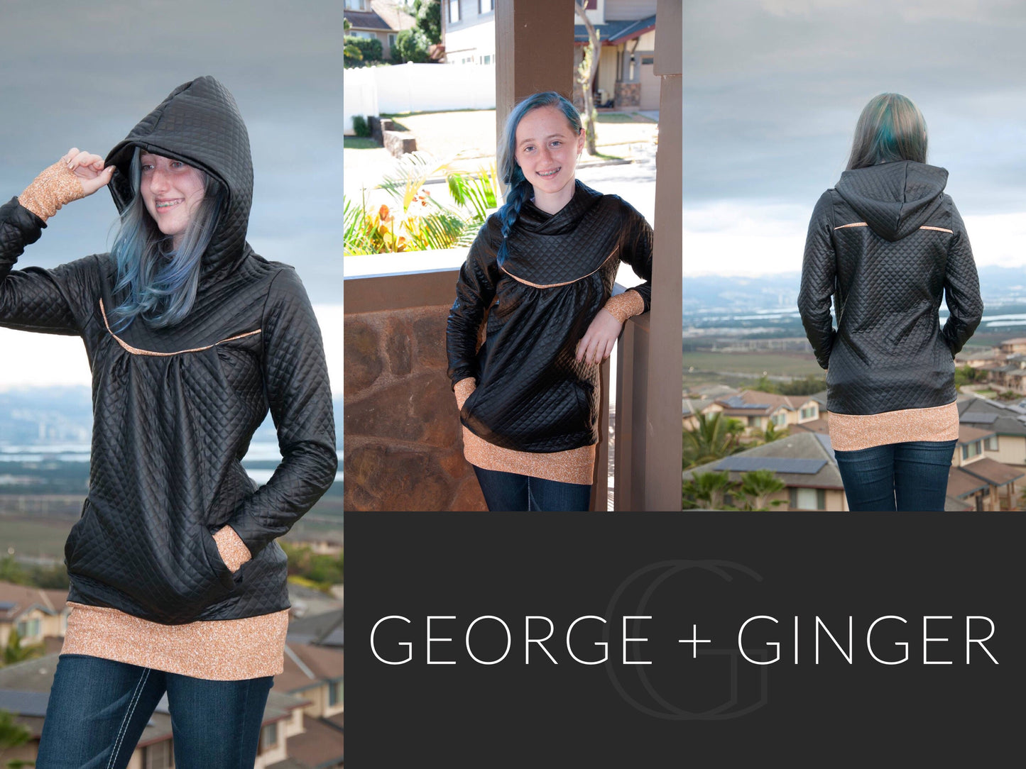 The Monna Hoodie PDF Sewing Pattern