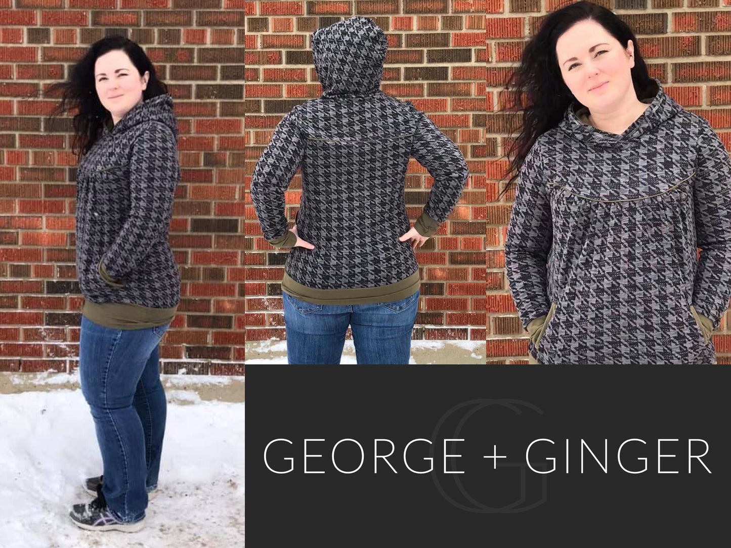 The Monna Hoodie PDF Sewing Pattern