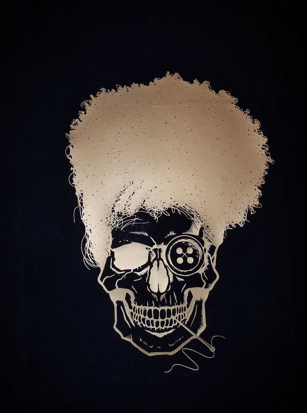 Sewing Skull (Hairstyle #29) Digital Cut File