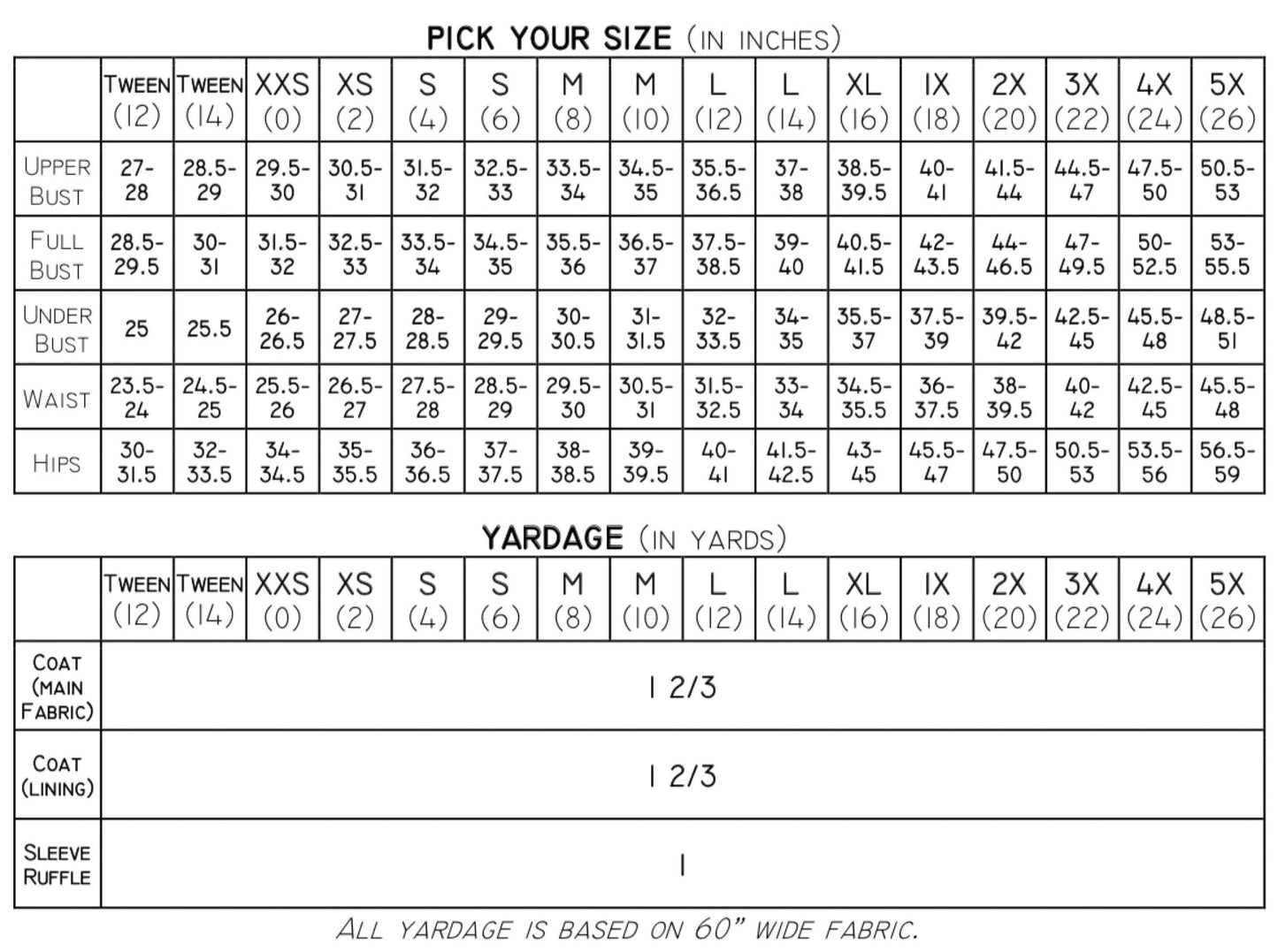 The Antechamber Coat PDF Sewing Pattern