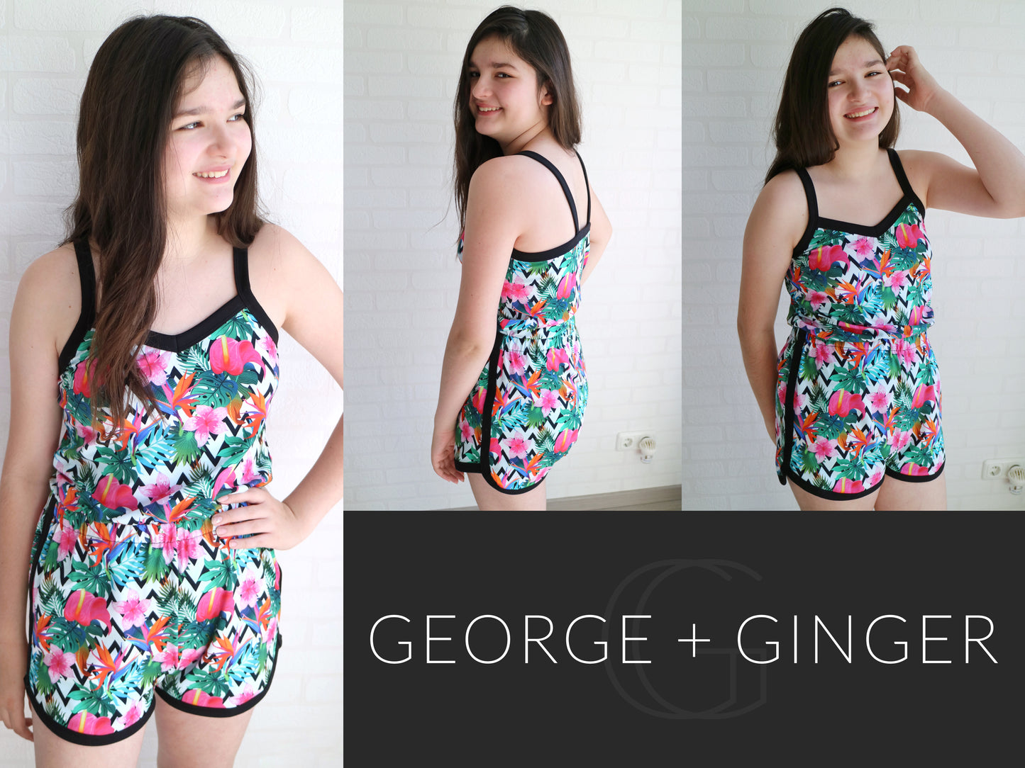 The Roller Romper PDF Sewing Pattern