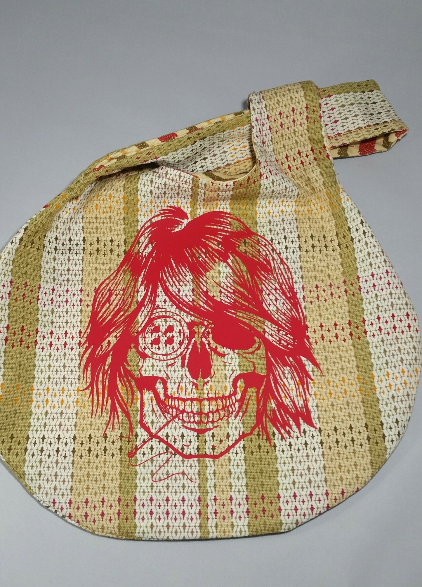 Sewing Skull (Hairstyle #22) Digital Cut File