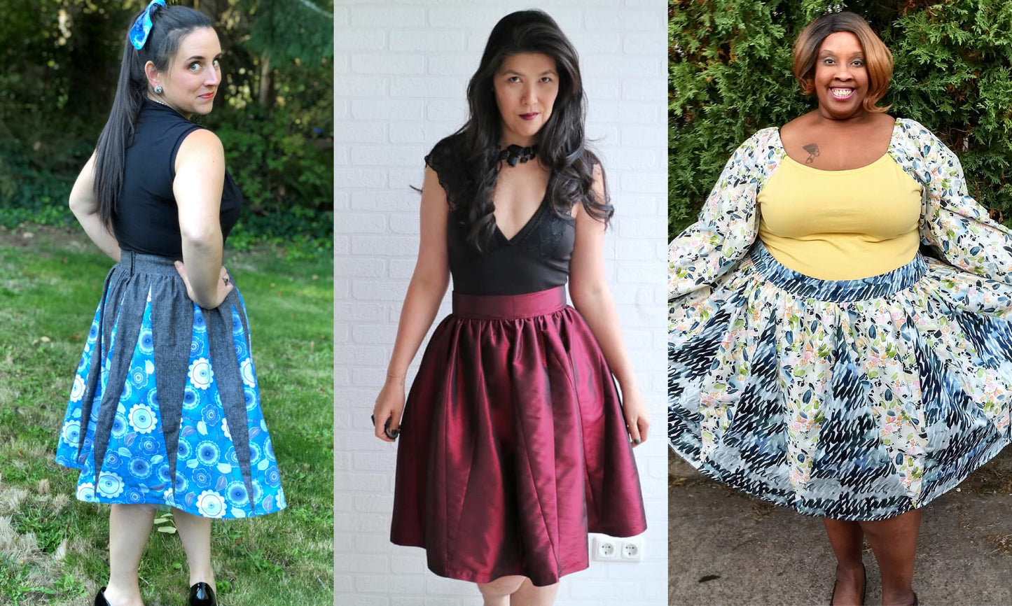 Umbrella Skirt (YouTube Exclusive) PDF Sewing Pattern