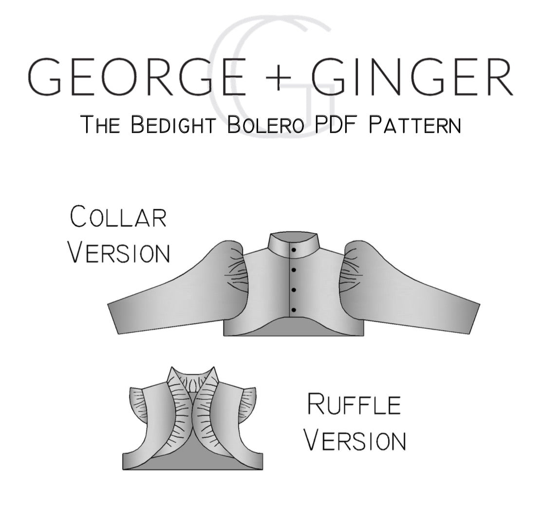 The Bedight Bolero PDF Sewing Pattern