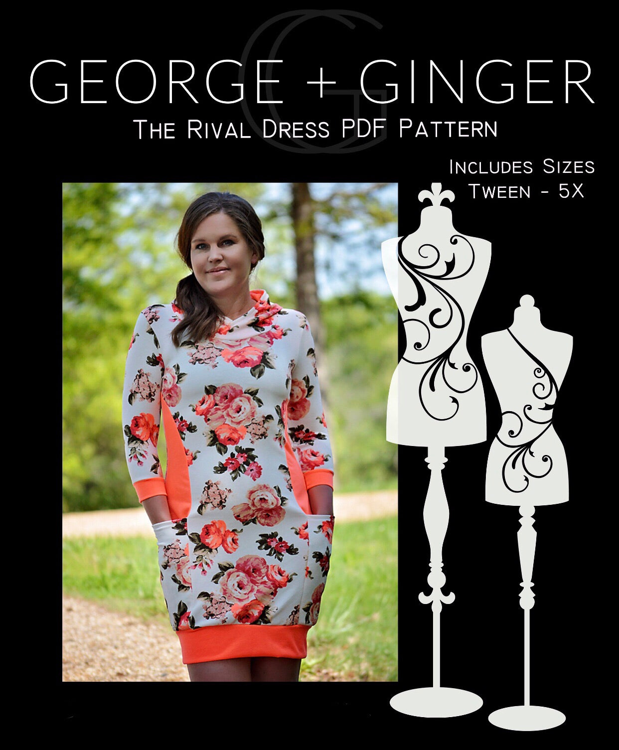 The Rival Dress PDF Sewing Pattern The Rival Dress PDF Sewing Pattern