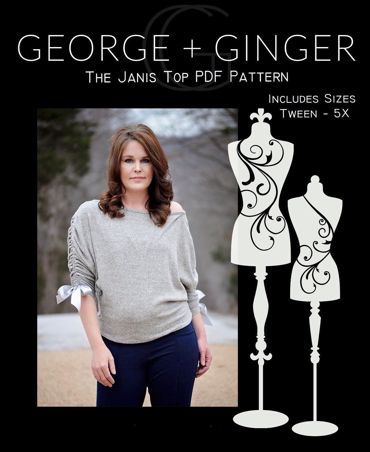 The Janis Top PDF Sewing Pattern