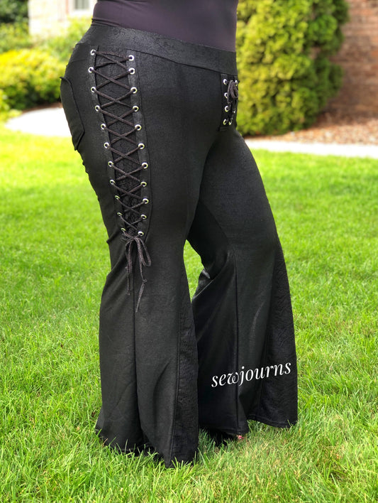 Zappa Pants Faux Leather and Lace-Up Hack!