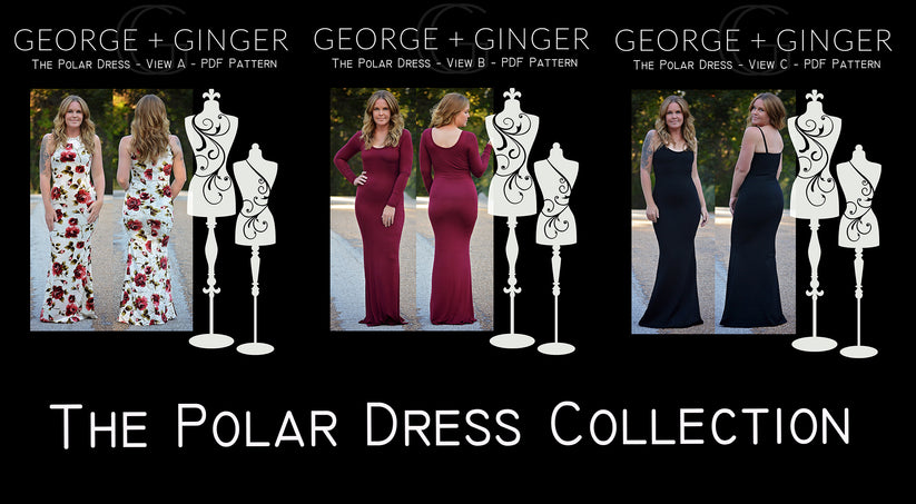 The Polar Dress Collection PDF Sewing Pattern – George And Ginger Patterns
