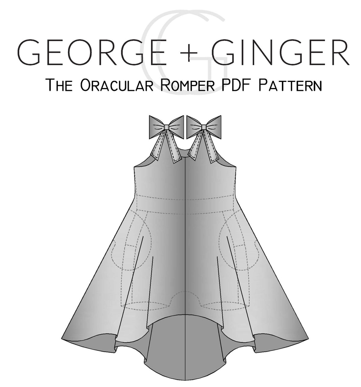 The Oracular Romper PDF Sewing Pattern – George And Ginger Patterns