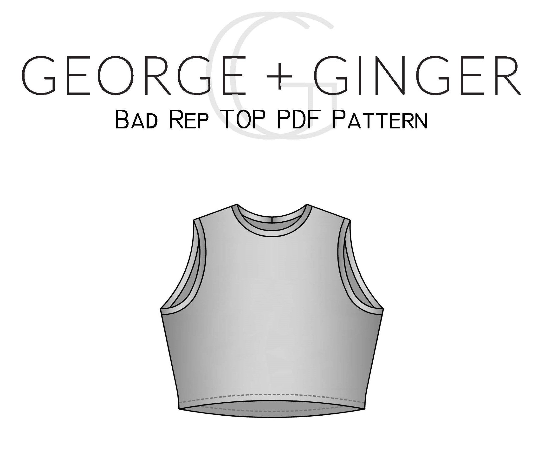 Bad Repition Pattern The Bad Rep Free Set PDF Sewing Pattern – George And Ginger Patterns