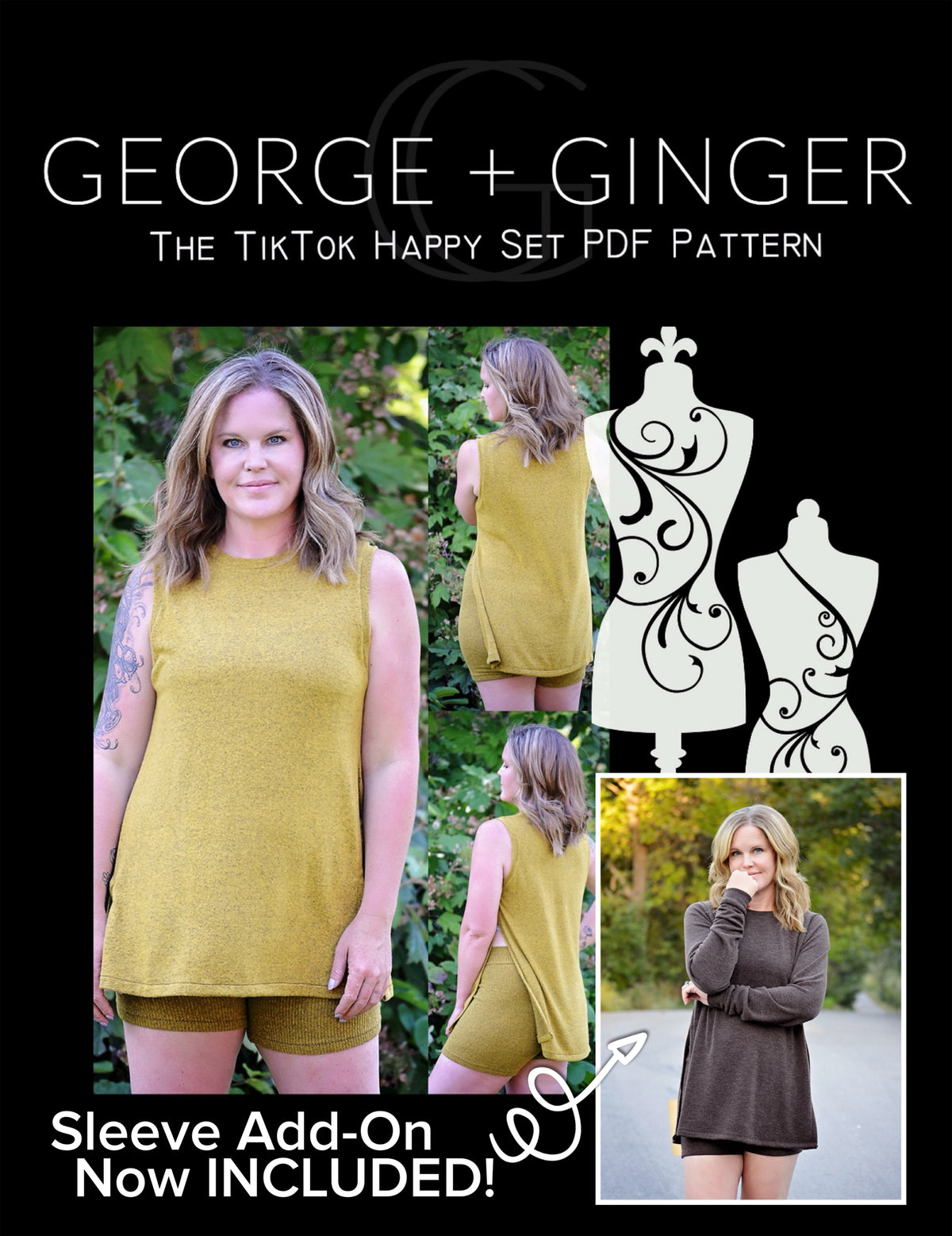 The TikTok Happy Set PDF Sewing Pattern – George And Ginger Patterns