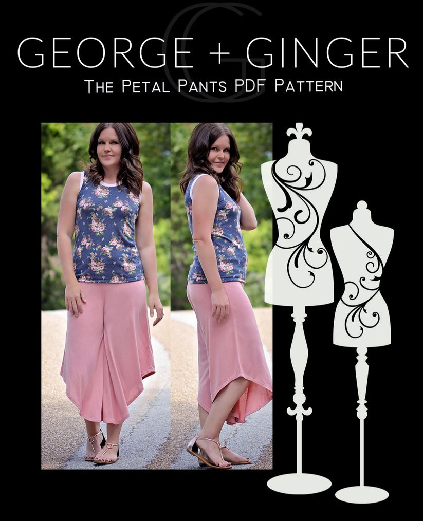 The Petal Pants PDF Sewing Pattern – George And Ginger Patterns