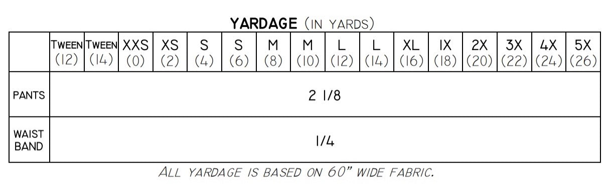 The Petal Pants PDF Sewing Pattern