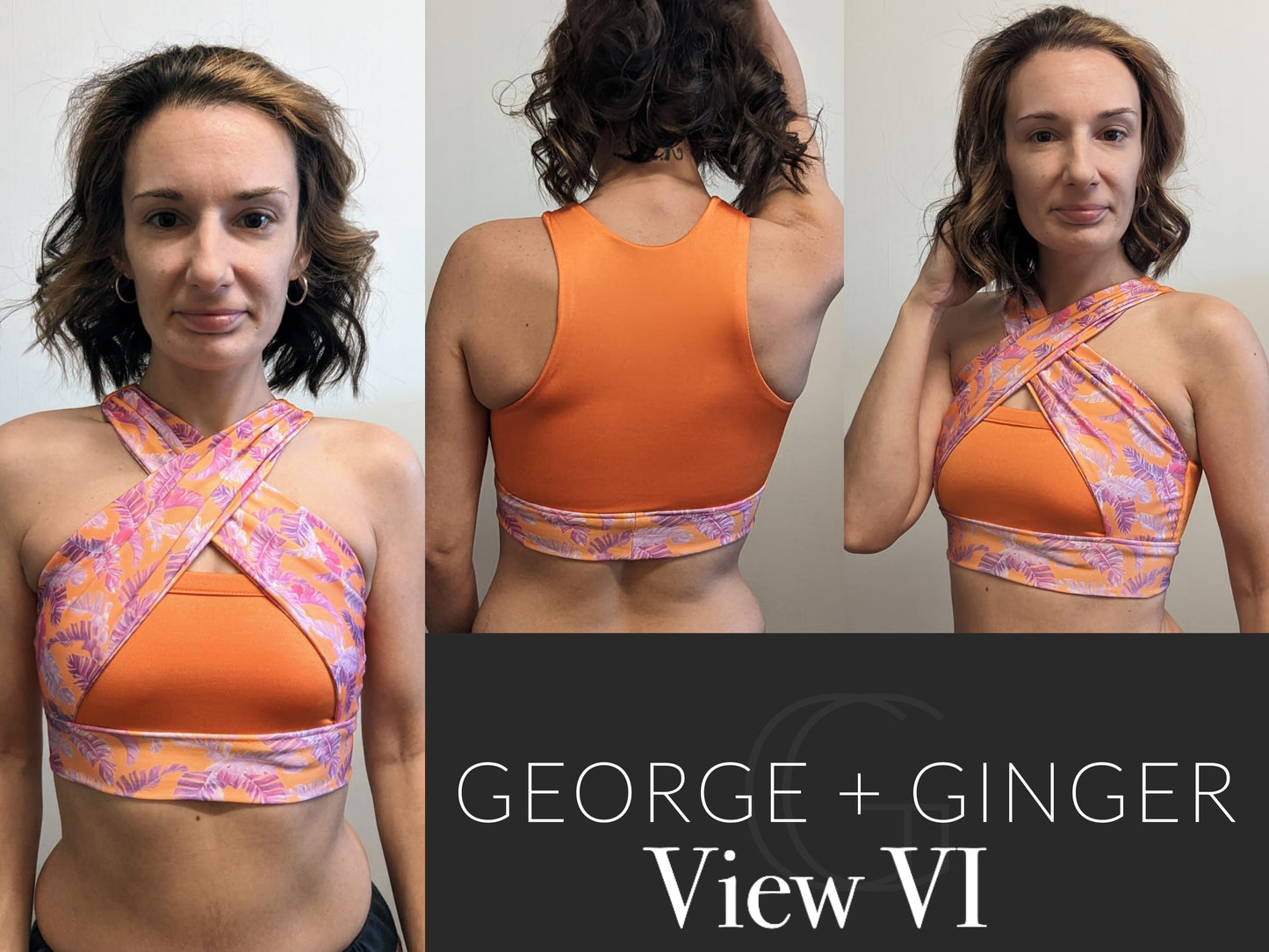 The Change It Up Bra (Front Edition) PDF Sewing Pattern