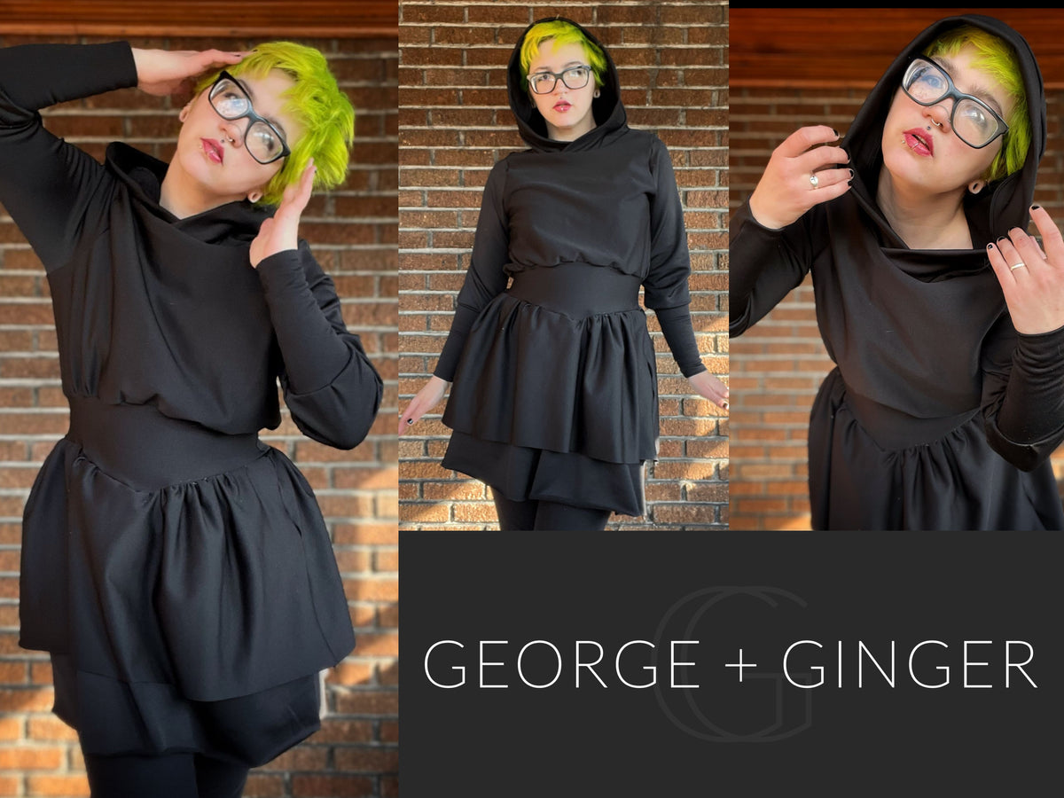 The Trefoil Hoodie Dress PDF Sewing Pattern – George And Ginger Patterns