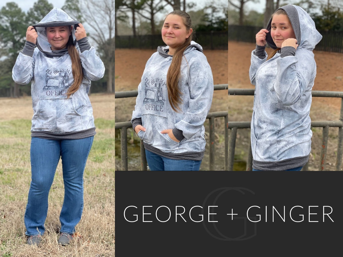 The Trefoil Hoodie Dress PDF Sewing Pattern – George And Ginger Patterns