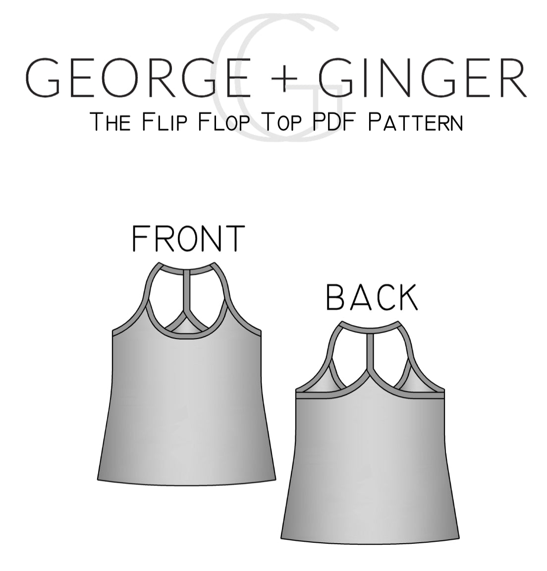 The Flip Flop Top PDF Sewing Pattern