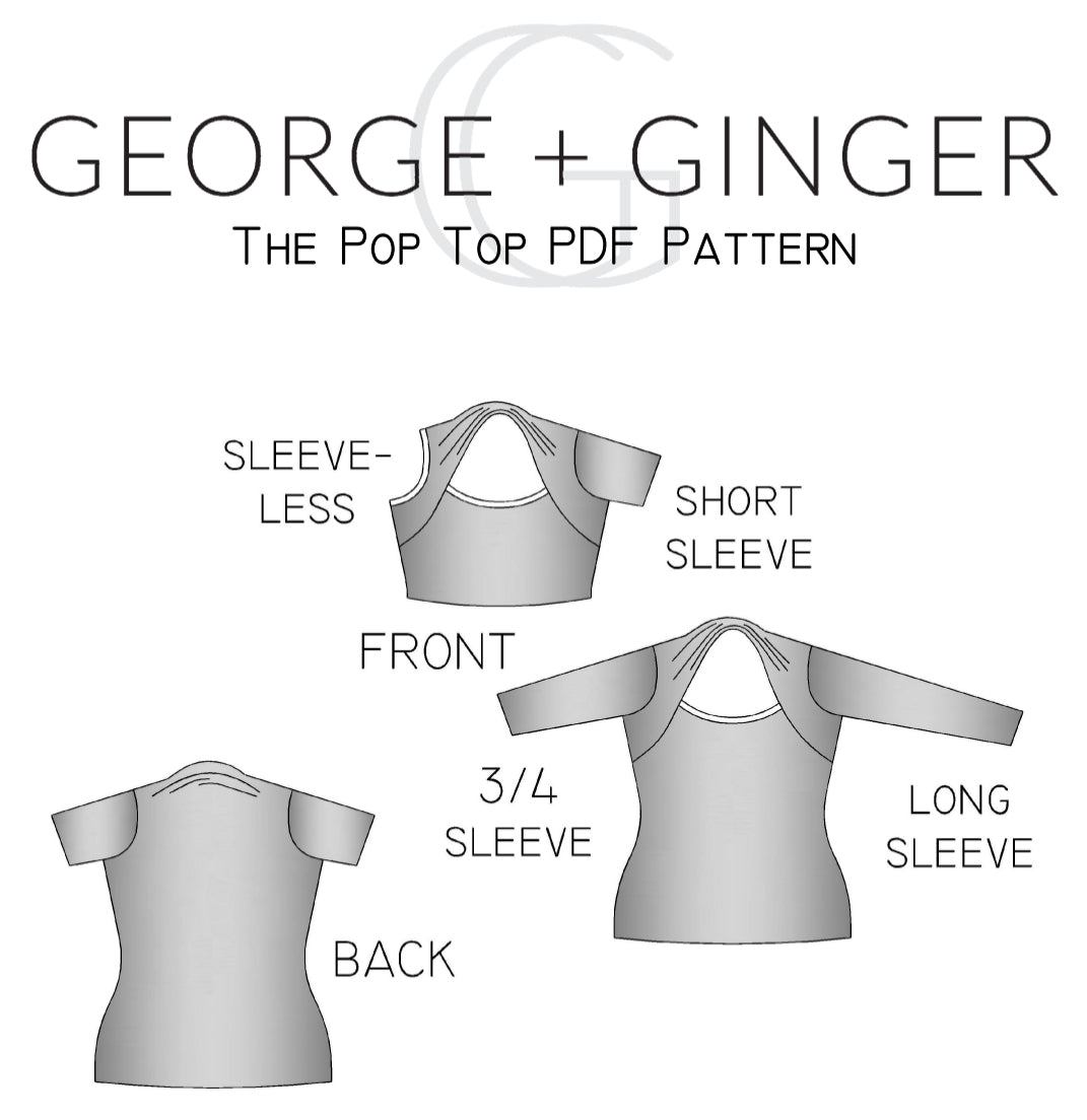 The Pop Top PDF Sewing Pattern