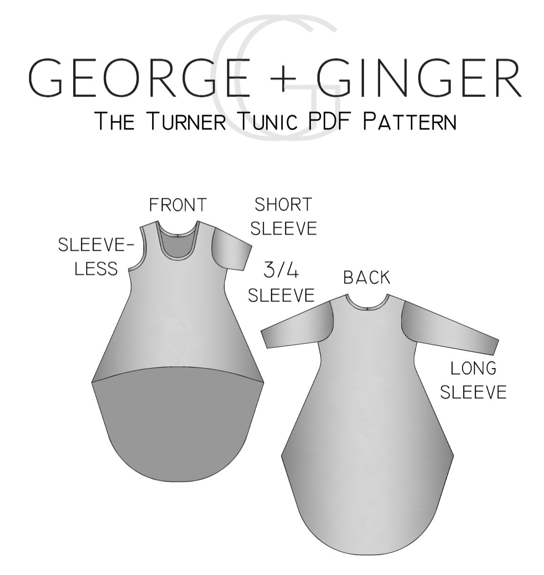 The Turner Tunic PDF Sewing Pattern