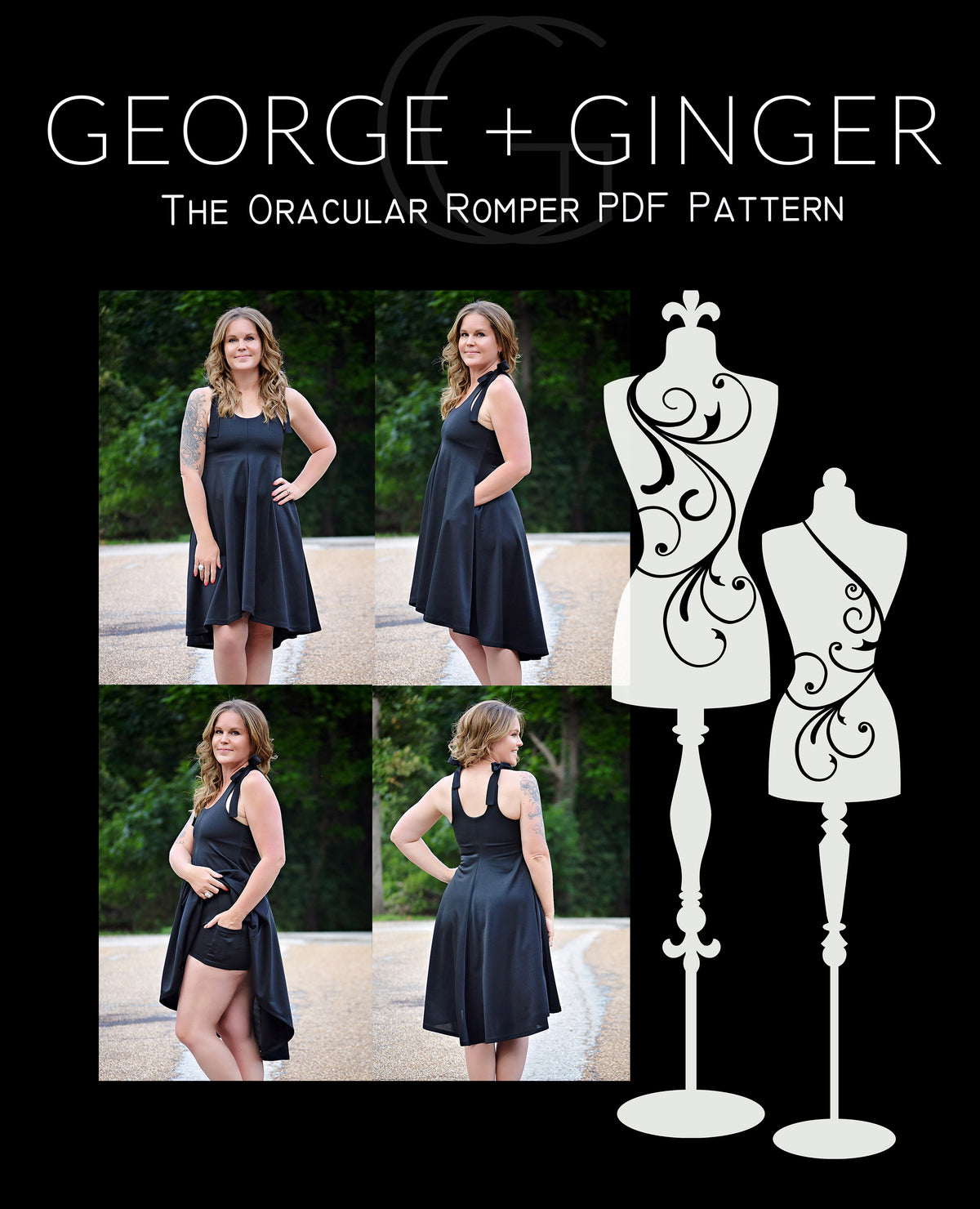 The Oracular Romper PDF Sewing Pattern – George And Ginger Patterns