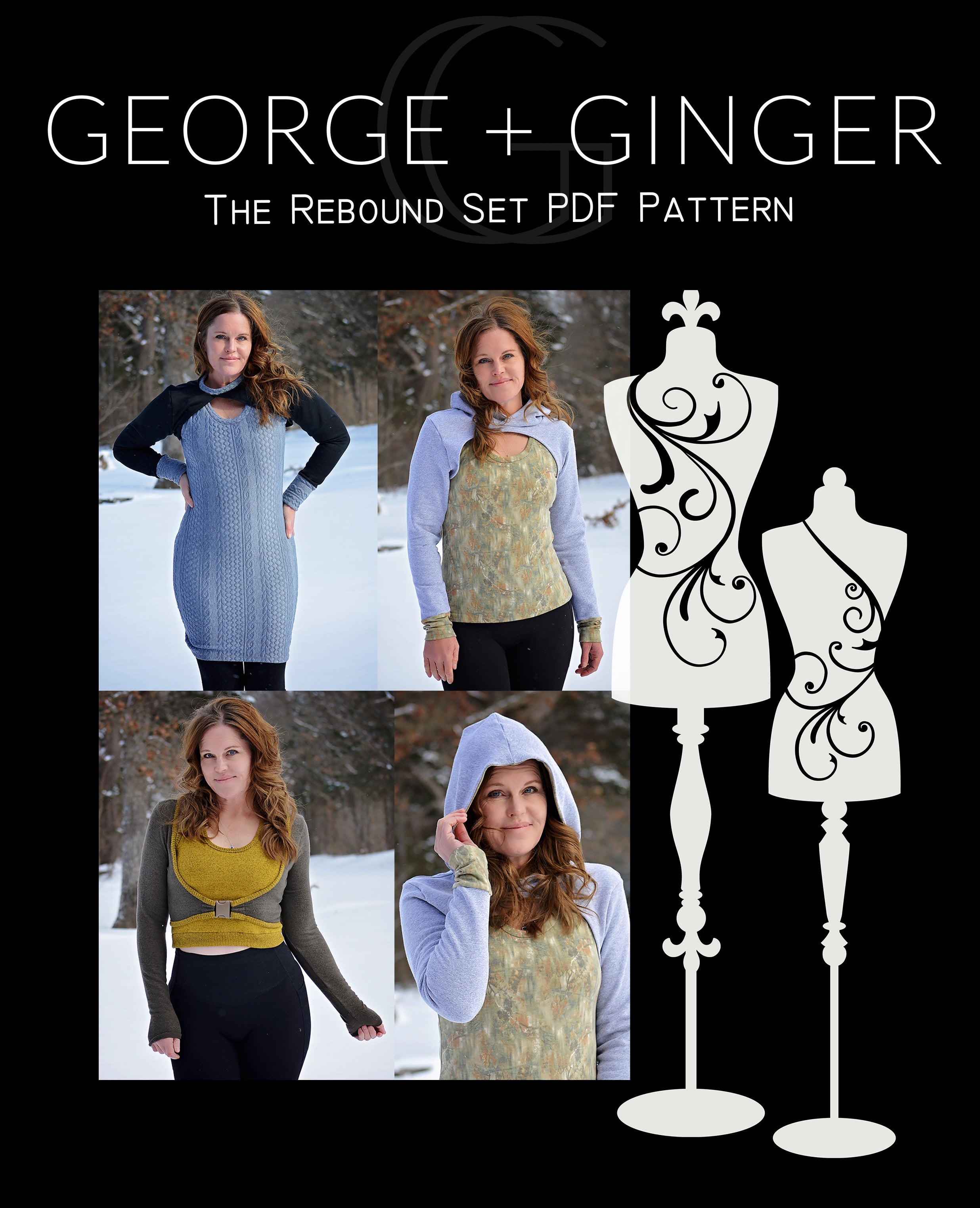 Stapoo Pattern The Rebound Set PDF Sewing Pattern – George And Ginger Patterns