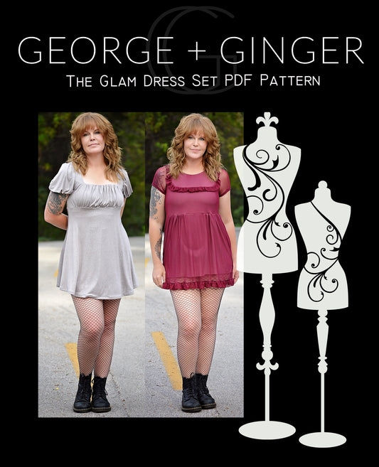 The Glam Dress Set PDF Sewing Pattern